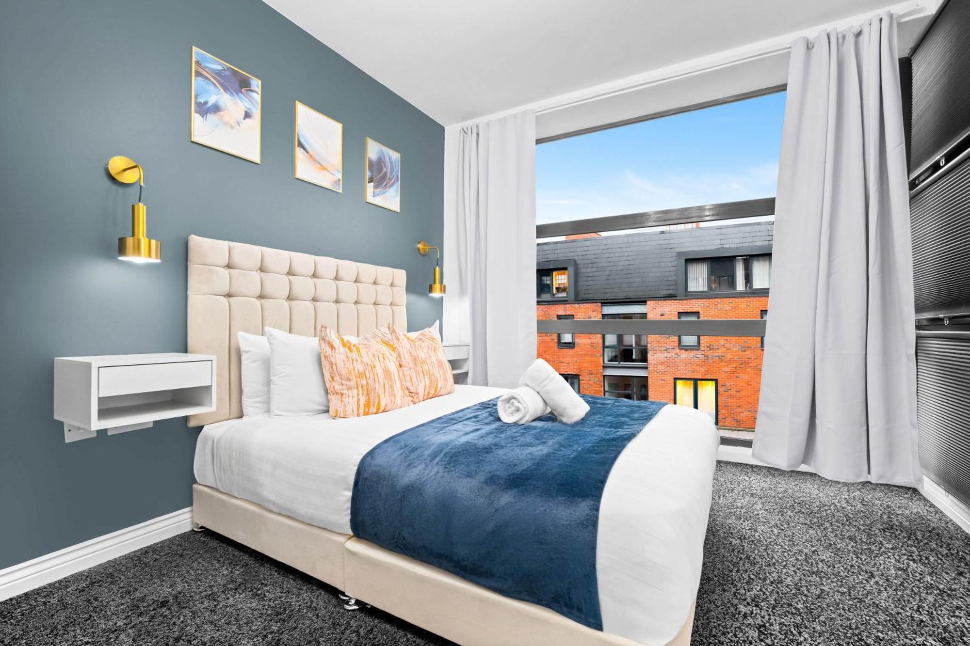 Luxury Two Bedroom Apartment - City Ceentre - Balcony - Jq - Netflix & Wifi - 11B Birmingham Dış mekan fotoğraf