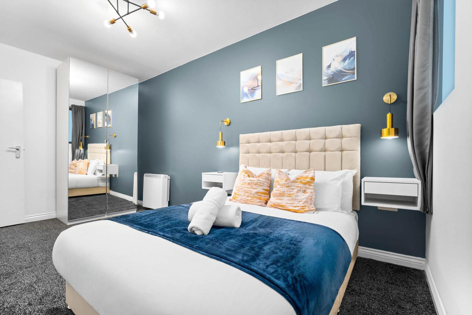 Luxury Two Bedroom Apartment - City Ceentre - Balcony - Jq - Netflix & Wifi - 11B Birmingham Dış mekan fotoğraf